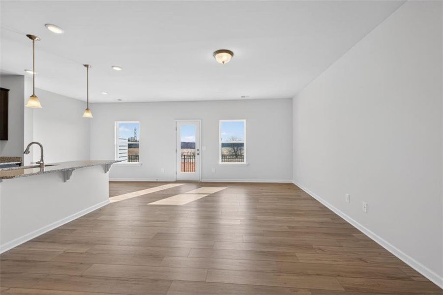 Spacious, unfurnished interior of a new home in Townes At The Stiles, Cartersville (Image 31).