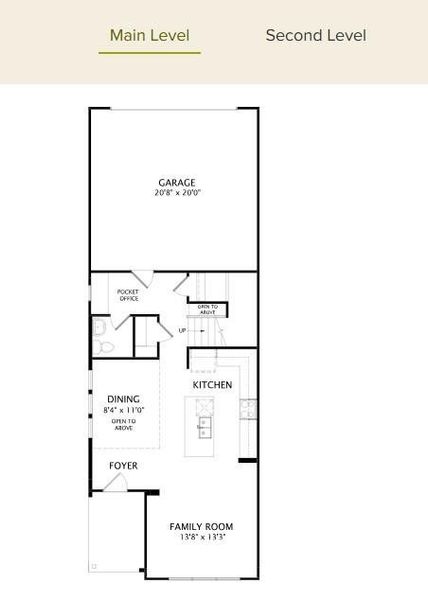 2D floor plan layout of this home in Chelsea Commons, Allen, TX (Image 3). 2D floor plan layout of this home in Chelsea Commons, Allen, TX (Image 3).