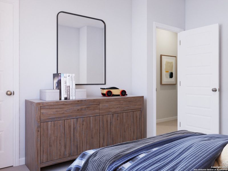 Furnished interior view inside a new home in Abbott Place, St. Hedwig (Image 24).