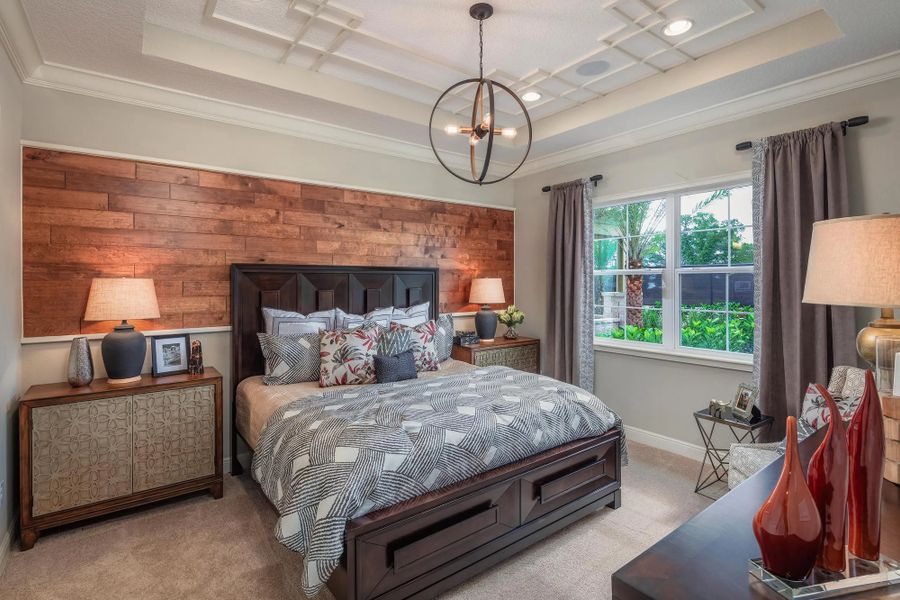 Representative furnished interior of a home built from the Daytona by Jones Homes USA in Twin Lakes, St. Cloud (Image 3).