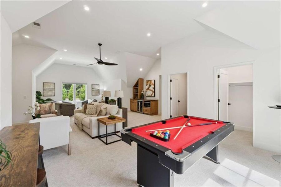 Furnished interior view inside a new home in , Roswell (Image 25).