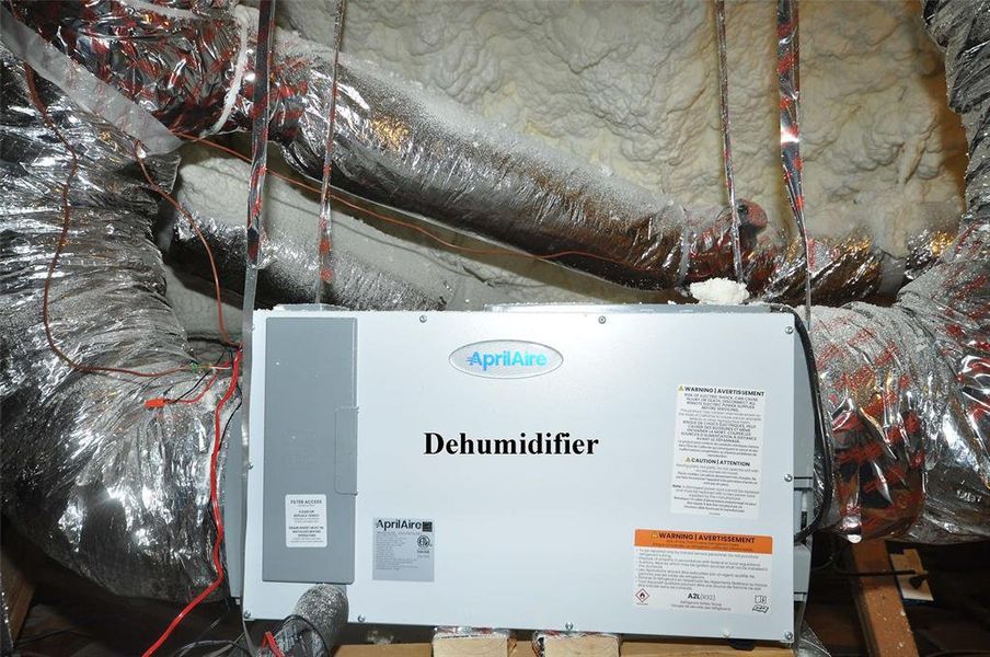 In system but separate, Dehumidifier