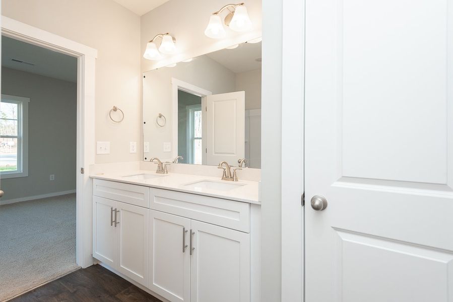 Representative furnished interior of a home built from the Lincoln by Foundation Home Builders LLC in Pinnix Loop, Burlington (Image 8).