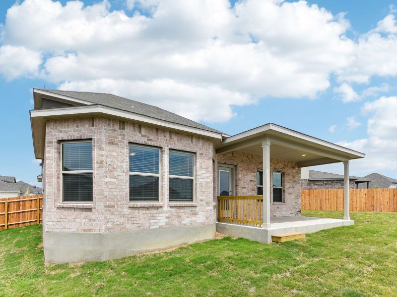 Back exterior of the Matador floorplan at a Meritage Homes community.