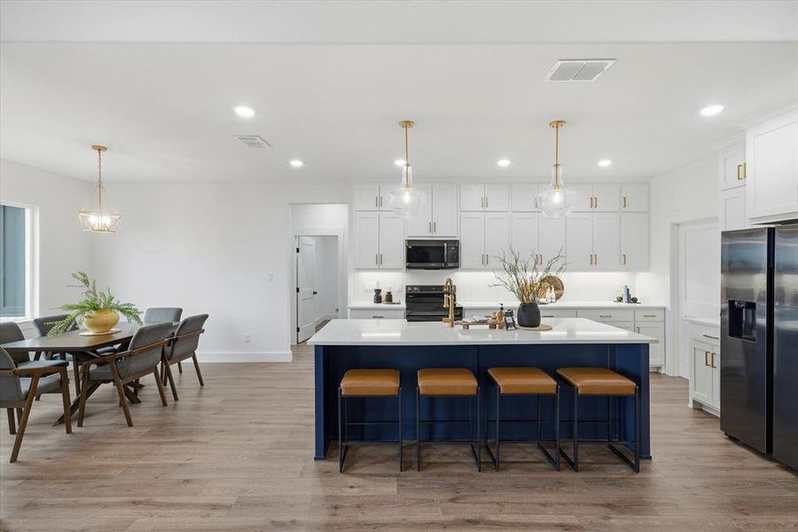 Furnished interior view inside a new home in , Wills Point (Image 15).