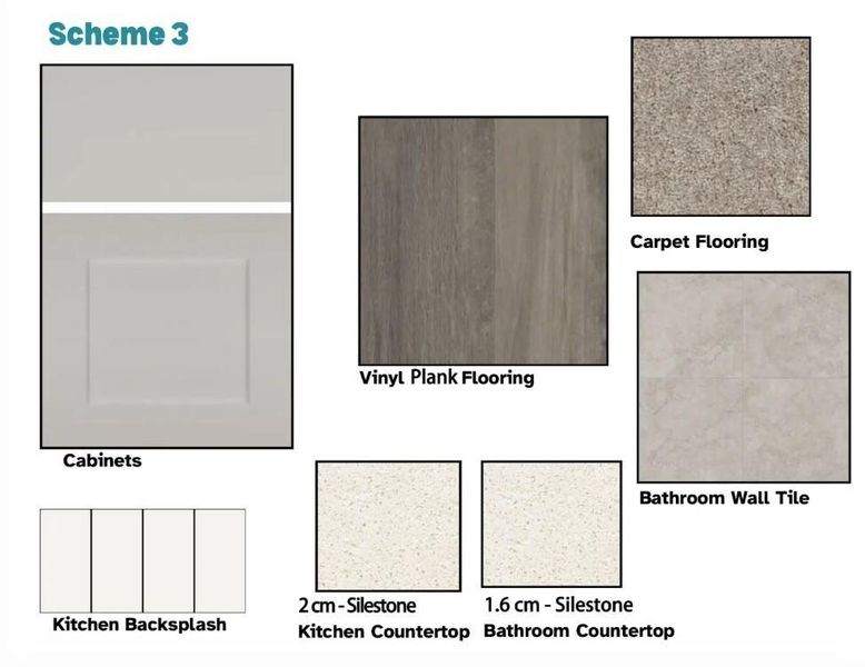 Interior Scheme Representative Interior Scheme Representative
