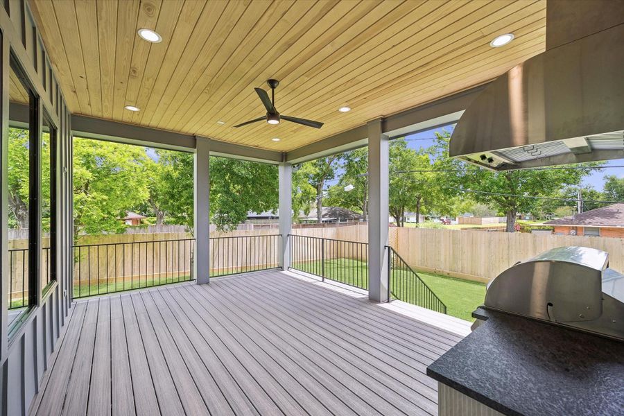 Exterior details and patio area of a home in , Houston (Image 27). Exterior details and patio area of a home in , Houston (Image 27).
