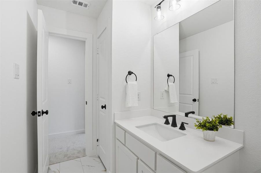 Furnished interior view inside a new home in Ventana, Fort Worth (Image 23).