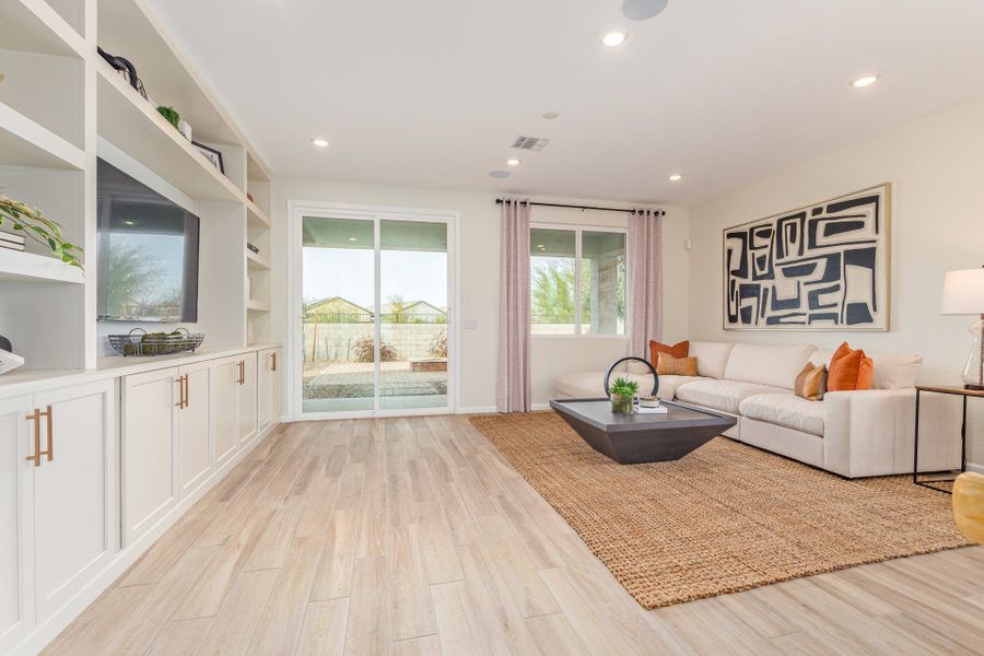 Representative furnished interior of a home built from the Plan 3512 by Scott Communities in The Views at Rancho Cabrillo, Peoria (Image 6).