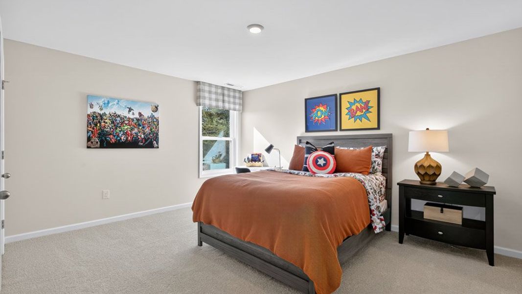 Representative furnished interior of a home built from the Hartwell by D.R. Horton in The Manors at Winston Pointe, Clayton (Image 31).