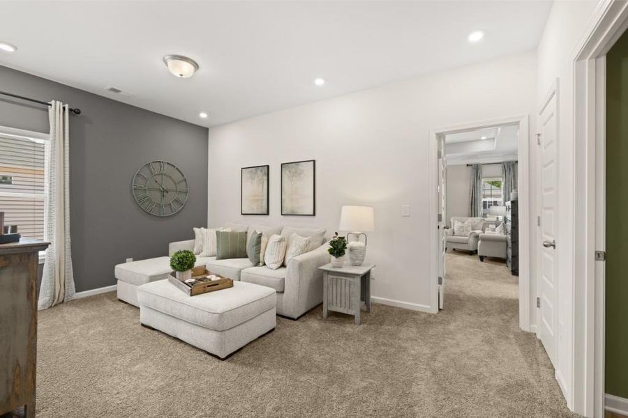 Furnished interior view inside a new home in Varnell Preserve, Dalton (Image 33).