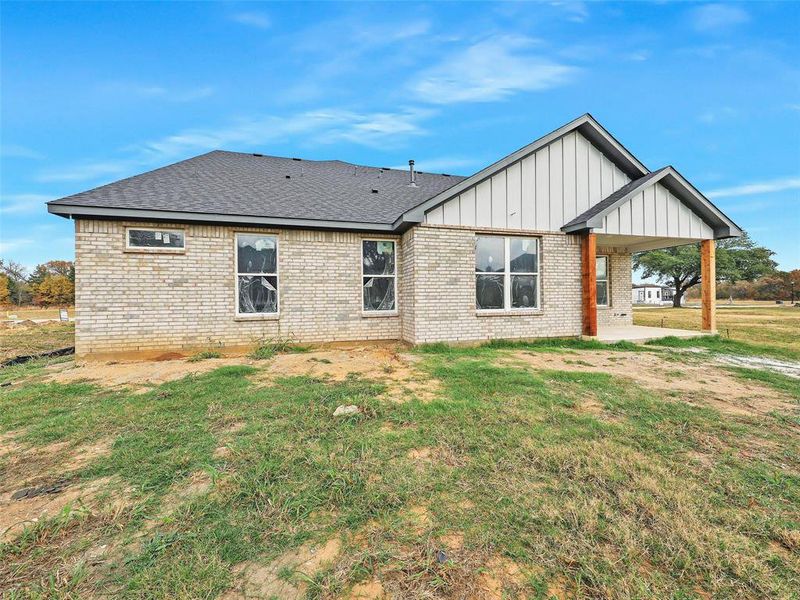 Exterior details and patio area of a home in , Sherman (Image 4). Exterior details and patio area of a home in , Sherman (Image 4).