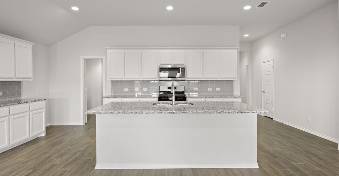 Representative exterior photo of a completed home built from the Lincoln by Impression Homes in Baker Farms, Cleburne, TX (Image 4).