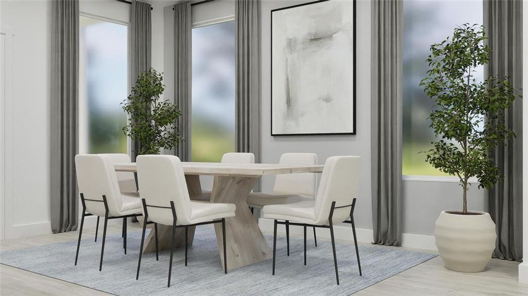 Furnished interior view inside a new home in , Pilot Point (Image 5).