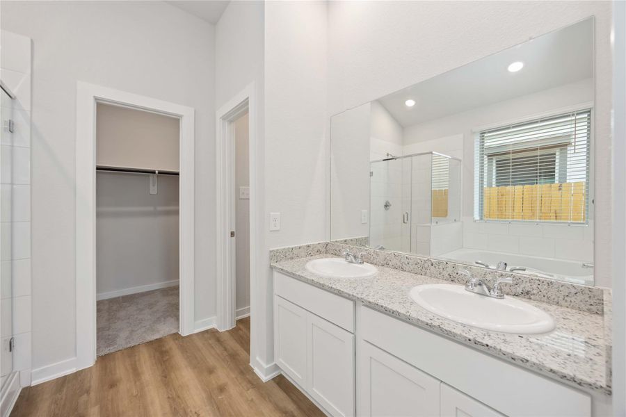 Furnished interior view inside a new home in Granger Pines, Conroe (Image 9). Furnished interior view inside a new home in Granger Pines, Conroe (Image 9).