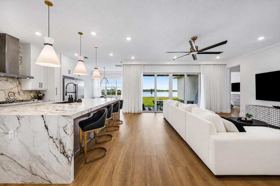 Kitchen | Living room View
