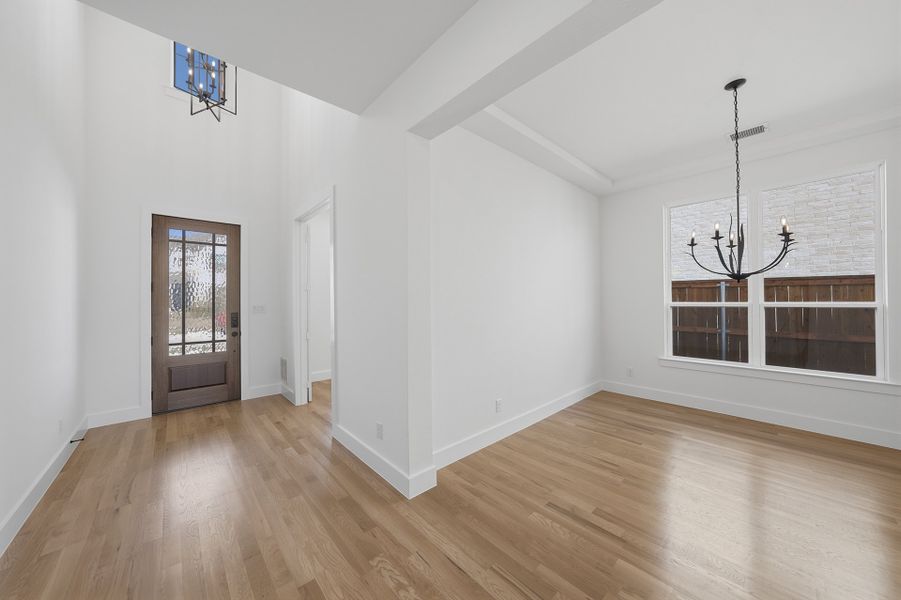 Spacious, unfurnished interior of a new home in Aster Park, McKinney (Image 22).