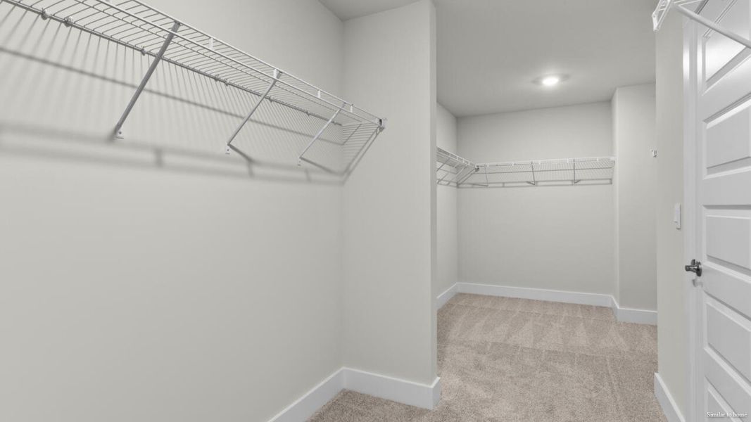 Spacious, unfurnished interior of a new home in The Haven at Indigo Preserve, Leland (Image 43).