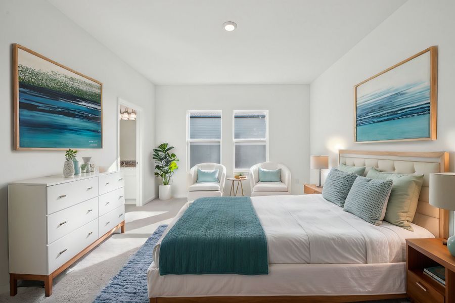 Representative furnished interior of a home built from the Larissa by Starlight Homes in The Summit at Carters Station, Columbia (Image 4).