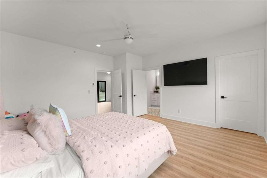 Furnished interior view inside a new home in Skyview On Broad, Sugar Hill (Image 49).
