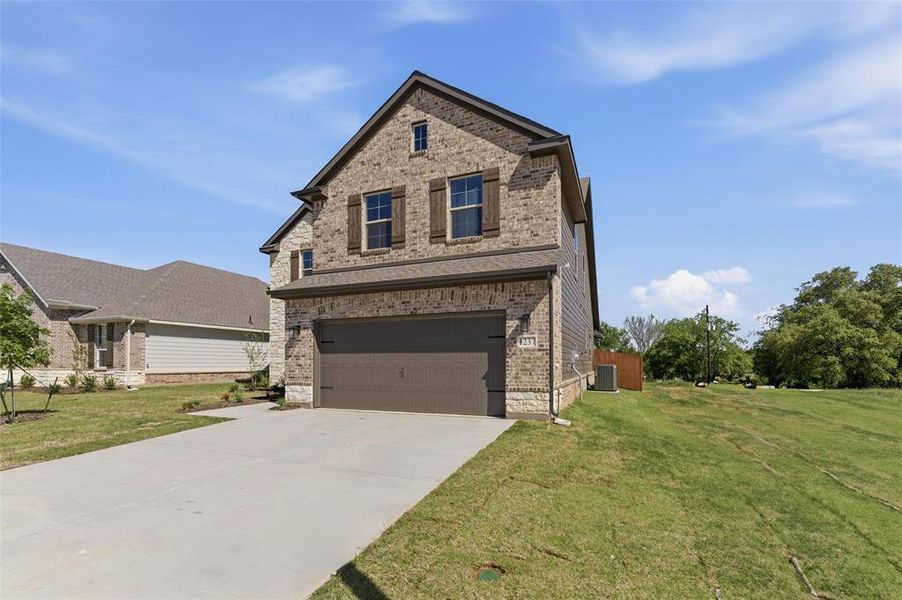 Front exterior of a new home in Covenant Park, Springtown, TX, highlighting curb appeal (Image 24).