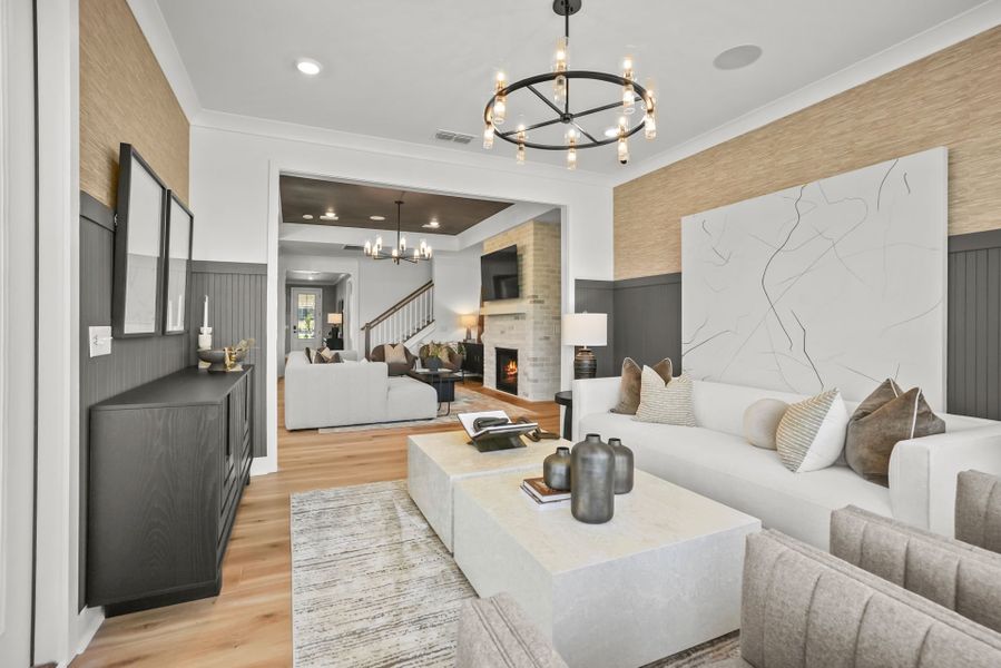 Representative furnished interior of a home built from the Prestige by Del Webb in Del Webb Carolina Ridge, Midland (Image 11).
