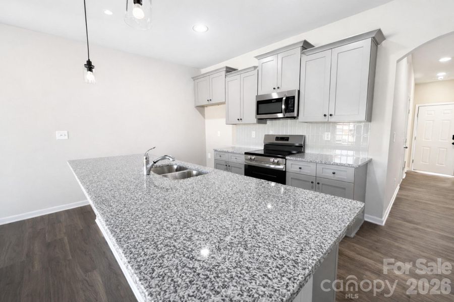 Furnished interior view inside a new home in , Charlotte (Image 5). Furnished interior view inside a new home in , Charlotte (Image 5).