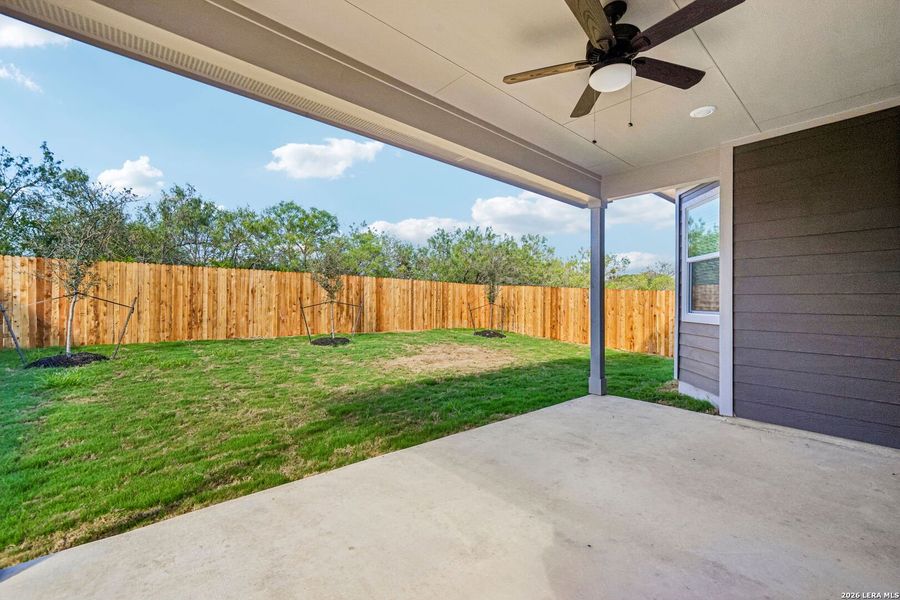 Exterior details and patio area of a home in Stetson Ridge, Marion (Image 24).