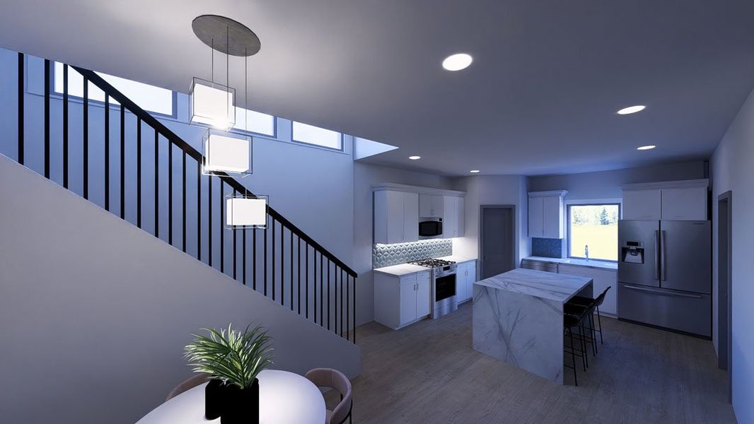 Furnished interior view inside a new home in Townsen Landing, Humble (Image 5). Furnished interior view inside a new home in Townsen Landing, Humble (Image 5).