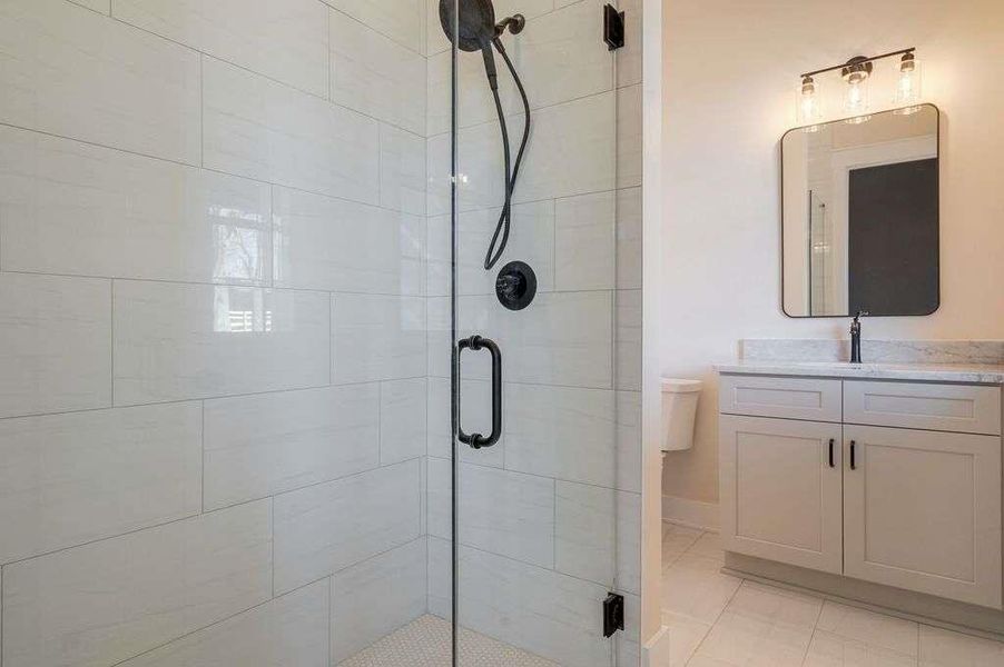 Close-up of interior finishes inside a home in , Monroe (Image 21).