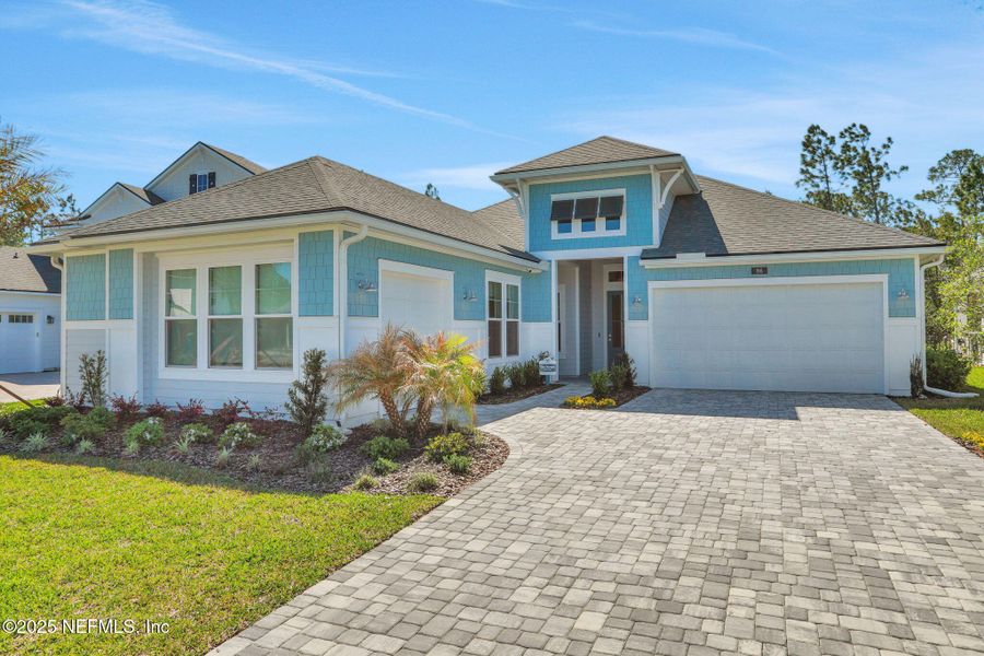 Front exterior of a new home in , Ponte Vedra, FL, highlighting curb appeal (Image 21). Front exterior of a new home in , Ponte Vedra, FL, highlighting curb appeal (Image 21).