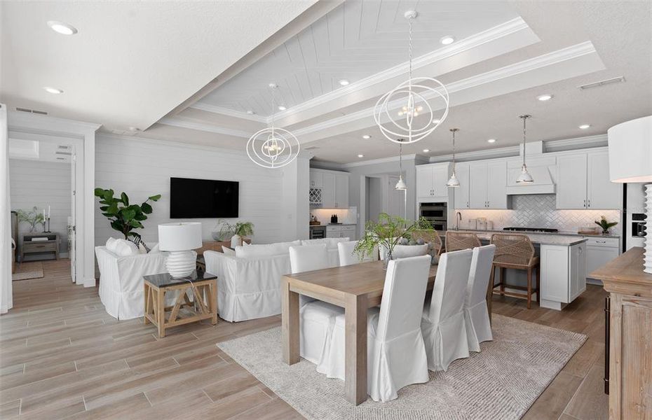 Furnished interior view inside a new home in Del Webb Sunbridge, St. Cloud (Image 20).