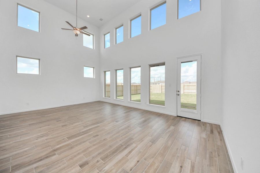 Spacious, unfurnished interior of a new home in 50' Traditional Homes at Elyson, Katy (Image 17).