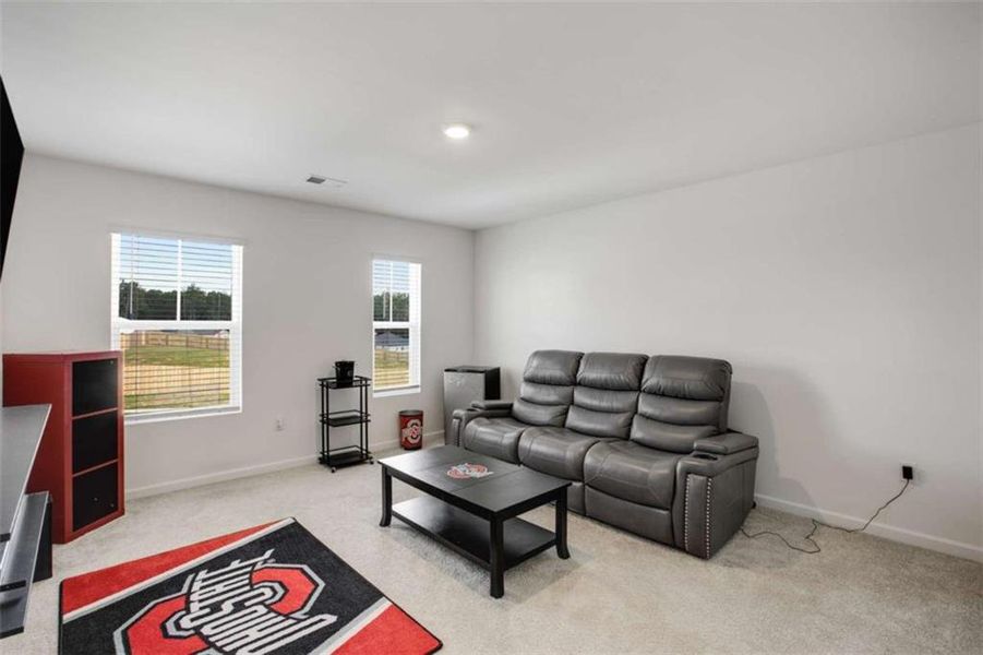 Furnished interior view inside a new home in Stillwater Springs, Dacula (Image 12). Furnished interior view inside a new home in Stillwater Springs, Dacula (Image 12).