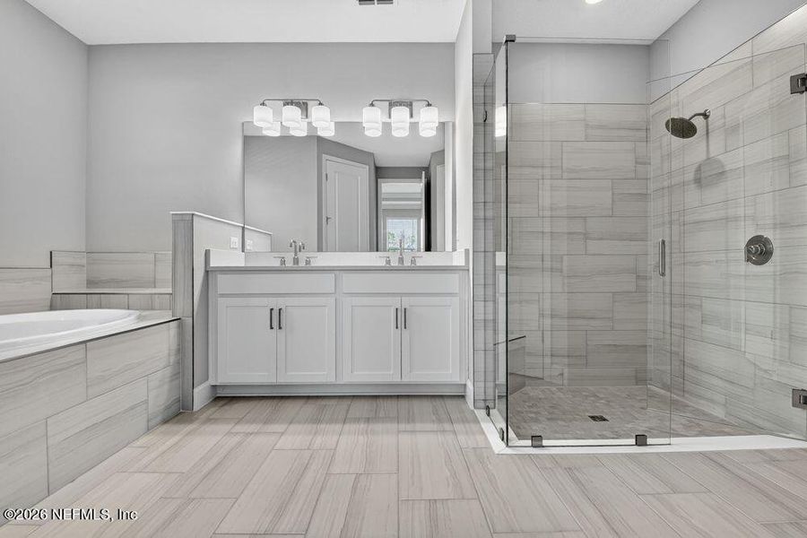 Furnished interior view inside a new home in Colbert Landings, Palm Coast (Image 8).
