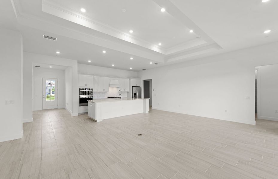 Spacious, unfurnished interior of a new home in TerraWalk at Babcock Ranch, Alva (Image 10). Spacious, unfurnished interior of a new home in TerraWalk at Babcock Ranch, Alva (Image 10).