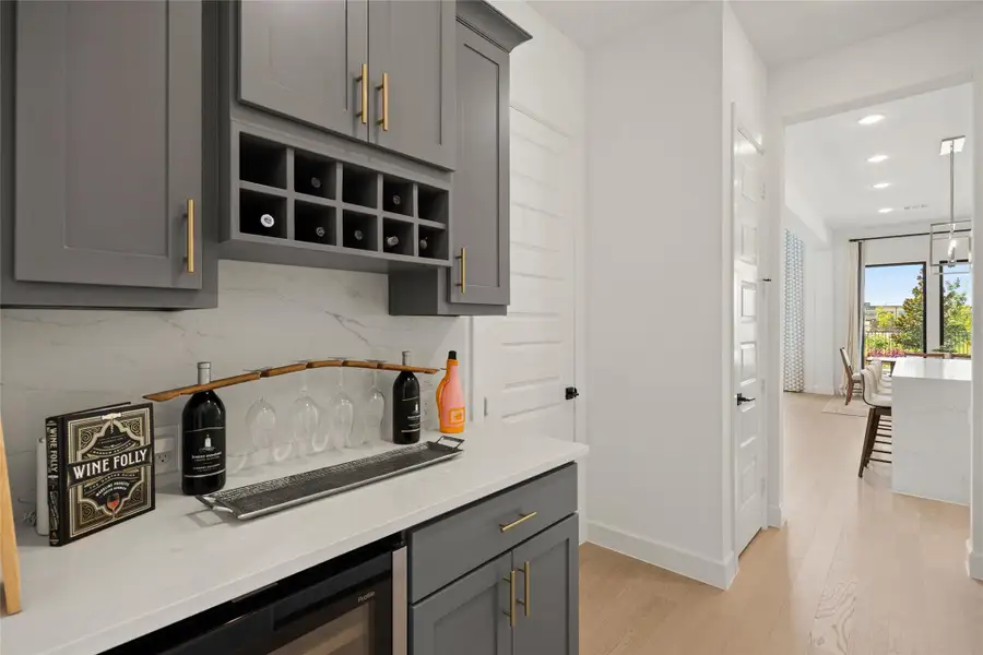 Furnished interior view inside a new home in Bridgeland, Cypress (Image 29).