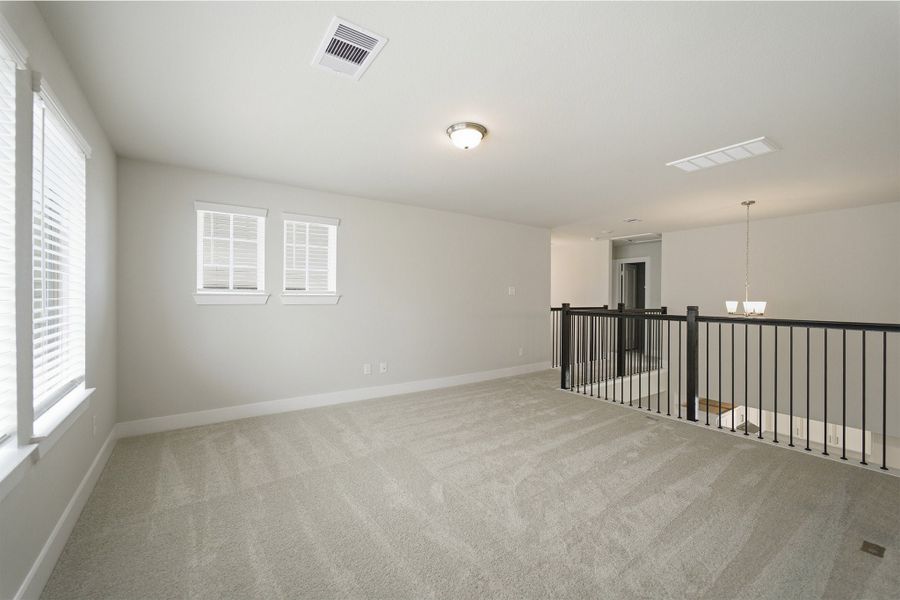 Spacious, unfurnished interior of a new home in Sunterra Lakes, Brookshire (Image 30). Spacious, unfurnished interior of a new home in Sunterra Lakes, Brookshire (Image 30).