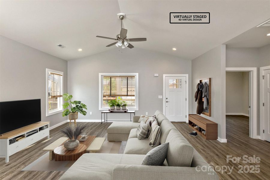 Furnished interior view inside a new home in , Clyde (Image 8). Furnished interior view inside a new home in , Clyde (Image 8).