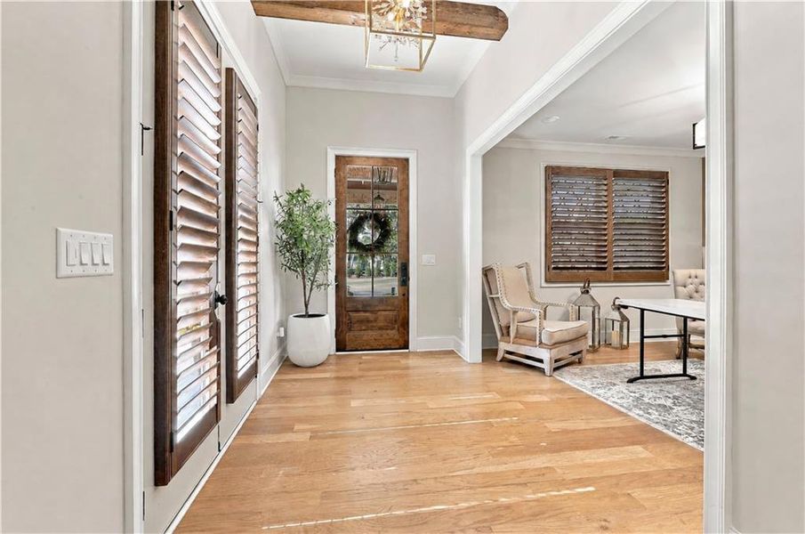 Furnished interior view inside a new home in , Newnan (Image 15).