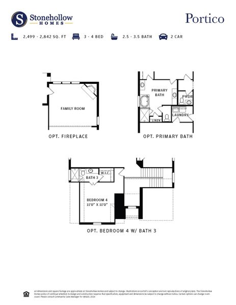 2D floor plan layout for the Portico by Stonehollow Homes in Meadow Vista, Anna, TX (Image 4). 2D floor plan layout for the Portico by Stonehollow Homes in Meadow Vista, Anna, TX (Image 4).