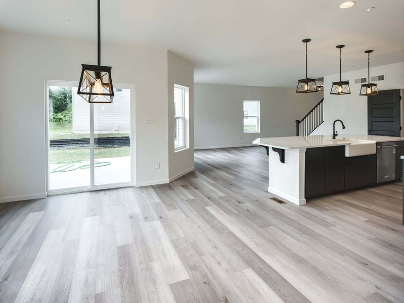 Dining Room and Standard Kitchen w/Upgrades