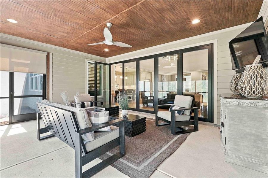 Exterior details and patio area of a home in , Newnan (Image 26).