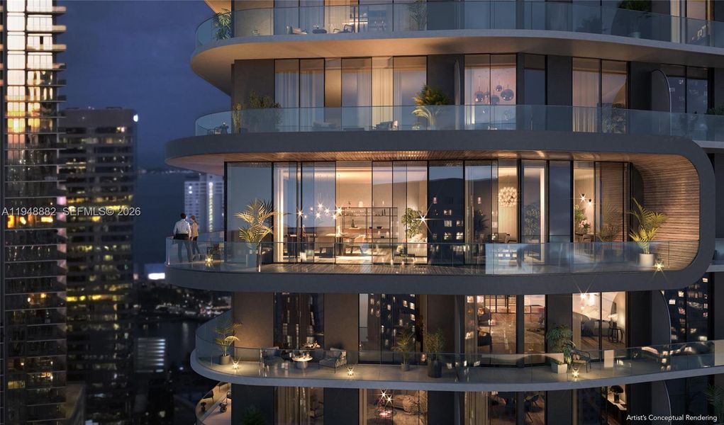 Condo located in Miami, FL showcasing its design and architecture (Image 16).