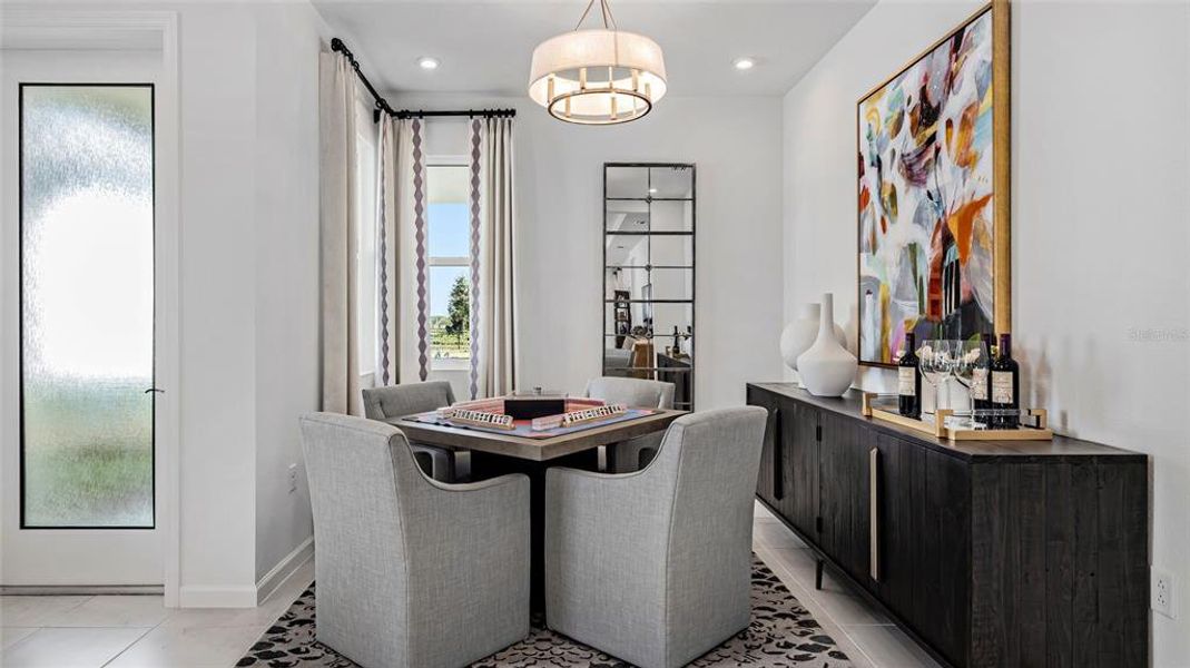 Furnished interior view inside a new home in Cresswind at Lake Harris, Tavares (Image 12).