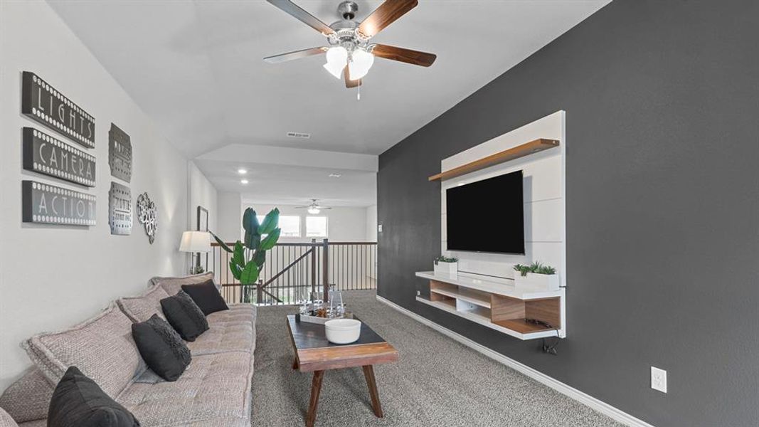 Furnished interior view inside a new home in The Woods at Lindsey Place, Anna (Image 14). Furnished interior view inside a new home in The Woods at Lindsey Place, Anna (Image 14).