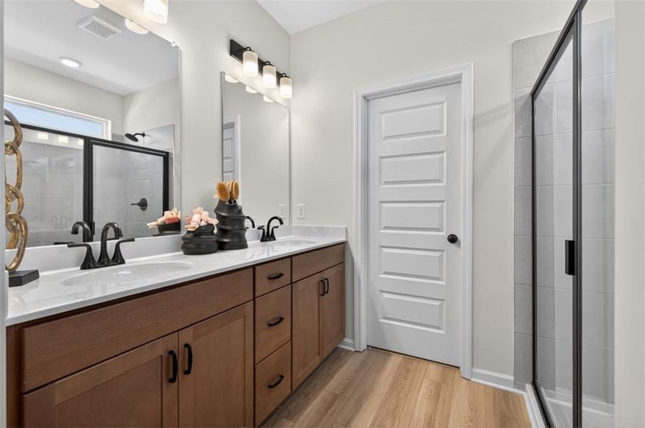 Furnished interior view inside a new home in The Stiles, Cartersville (Image 5).