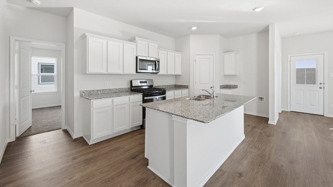 Furnished interior view inside a new home in Windrose, Pilot Point (Image 3).