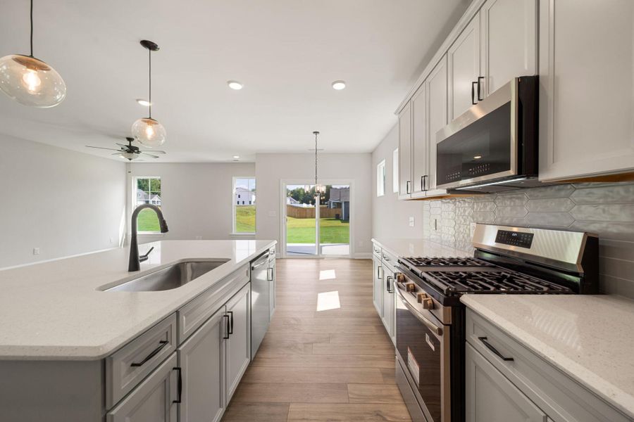 Furnished interior view inside a new home in Hopewell Garden, Winston-Salem (Image 7).
