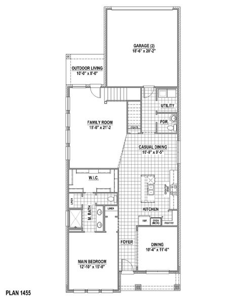 Plan 1455 1st Floor